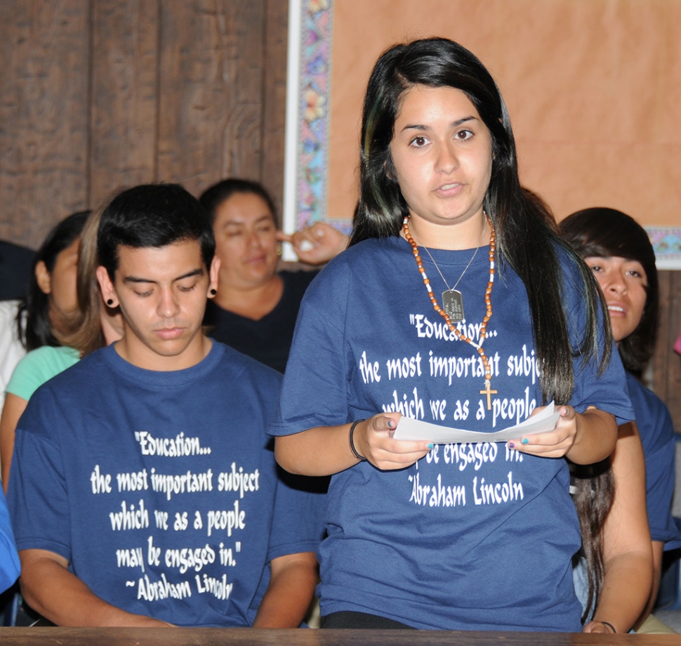 FUTA created these shirts to show their unity and to connect with parents in the community: 