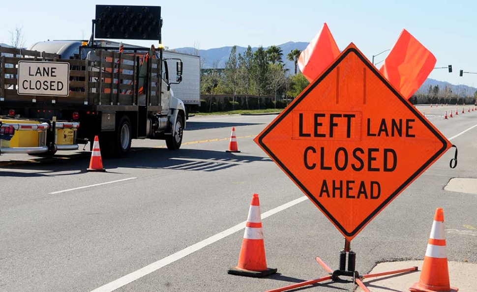 Wednesday January 25th, workers were seen striping the new Highway 126 and Mountain View. The new traffic light is still needs to be synchronized with the other traffic lights along Highway 126.