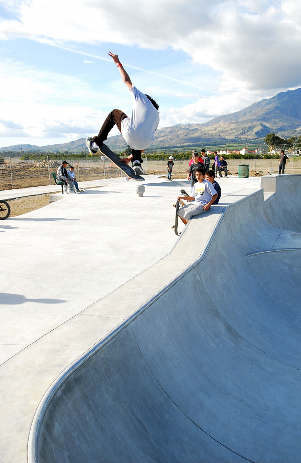 The Fillmore Skate Park is now open for business. Tuesday brought out a slew of skaters enjoying the after-storm weather. Ollie, Kickflip, whatever…it’s all good.