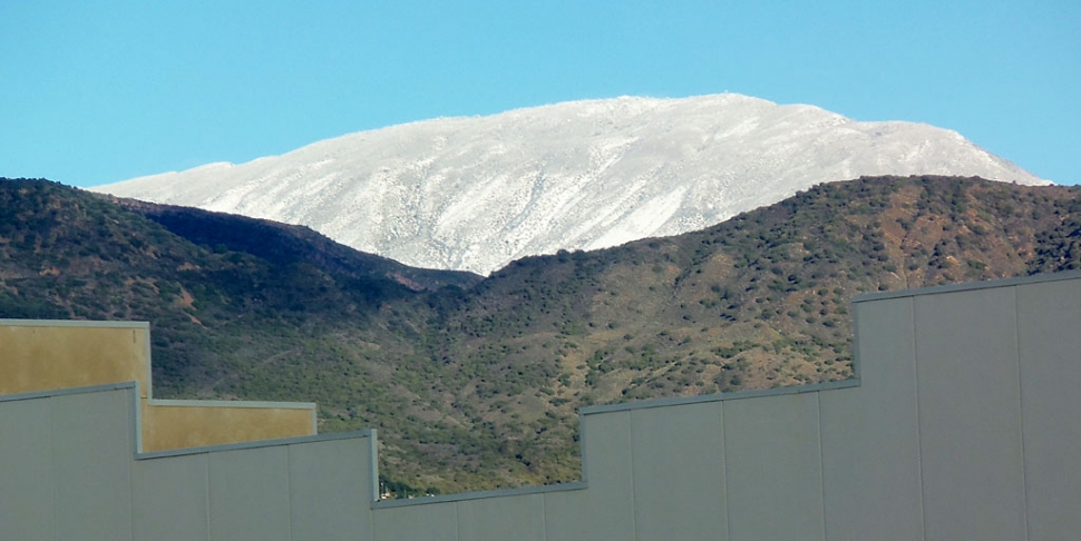 The first snow of 2011 fell in the Los Padres National Forest turning the hills above Fillmore and Piru white. Hail was reported in Piru. Thanks to Steven Alverdi, and his wife Cheryl Sanchez Alverdi for the photos of Piru and thanks to Marietta Parrish Spencer for the photos of the Sespe mountains and the mountains surrounding Fillmore.