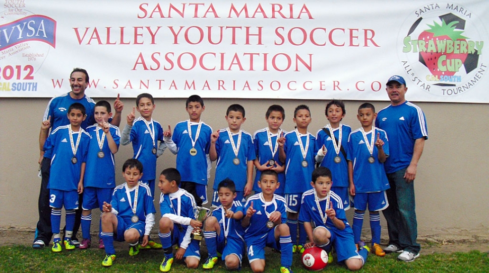 Fillmore Dream (Boys 10 )Soccer Team “DID IT AGAIN” winning the CHAMPIONSHIP in Santa Maria the weekend of the 14th. The team went undefeated winning the championship against Santa Maria 6-1. The Team has been invited to a Galaxy game where they will be recognized as Champions and also have the opportunity to walk around the Galaxy stadium. WAY TO GO FILLMORE BOYS! Pictured: Coaches: Sal Navarro & Juan Cruz. Players: Reny Navarro, Luis Sosa, Juan Rodriguez, Yobany Figueroa, Sergio Ramos, Mathew Hernandez,Octavio Rodriguez, Brayan Arevalo, Eric Torres, Jonathan Perez, Cesar Lopez, Carlos Vargas, Jose Gallegos, Brayan Ramos and Marcos Cardenas.