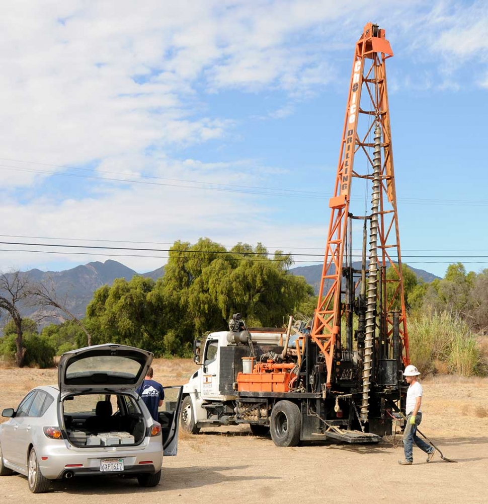 A soil auger/drill was running soil tests on the vacant lot located in the 200 block of East Telegraph Road (Highway 126), at the east end of town last week. Choice Drilling Environmental/Geotechnical ran the tests. An RV park (storage and repair) is planned for the parcel.