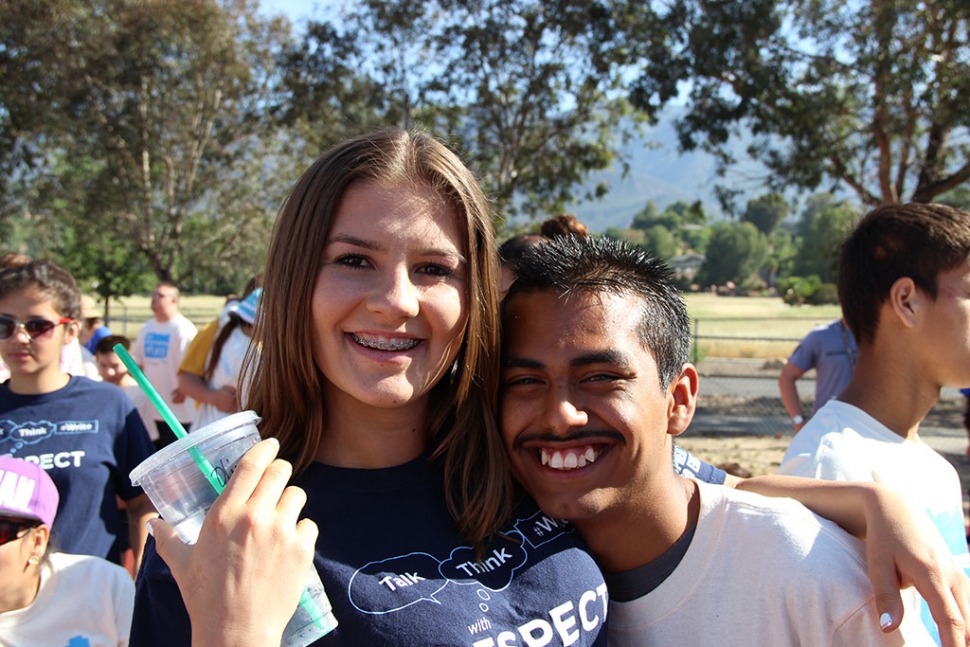 (above) Alex and his buddy Olivia. Team Fillmore participated in the Ventura County Special Olympics School Games 2014 on Saturday, May 17. Alongside their high school buddies, 37 athletes from Fillmore Unified School District competed against other districts across the county in track and field events. The events included softball/tennis ball throw and drop, standing long jump, the 25/50/100 meter races and the wheelchair races. Go team Fillmore!