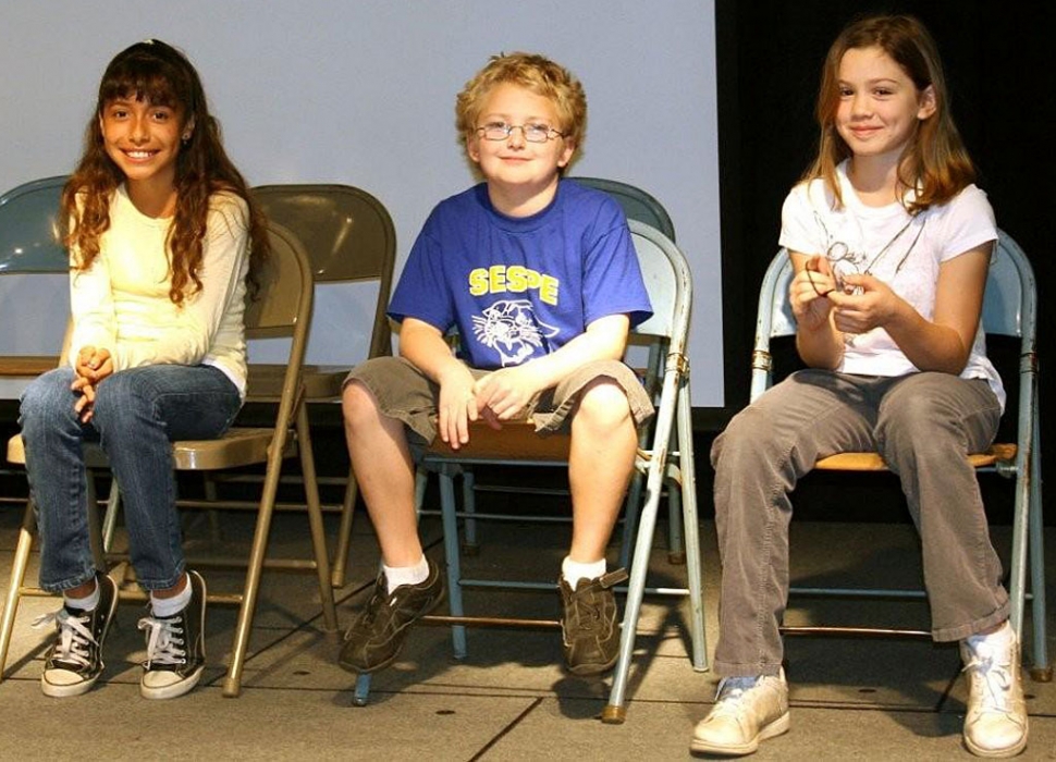 Pictured above are the three finalist in this years Spelling Bee: Lupita Perez, Dillon Galarza, and Emma Godfrey. Congratulations!