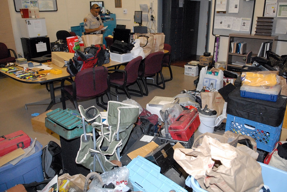 Just some of the stolen property recovered during the arrests on January 21.
