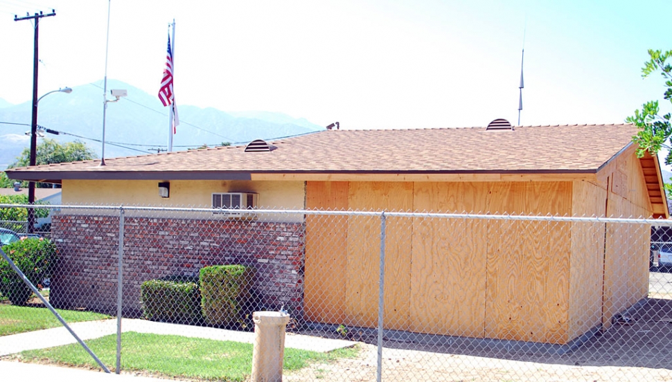 The North Fillmore Police Storefront received an addition recently. All materials and labor were donated.