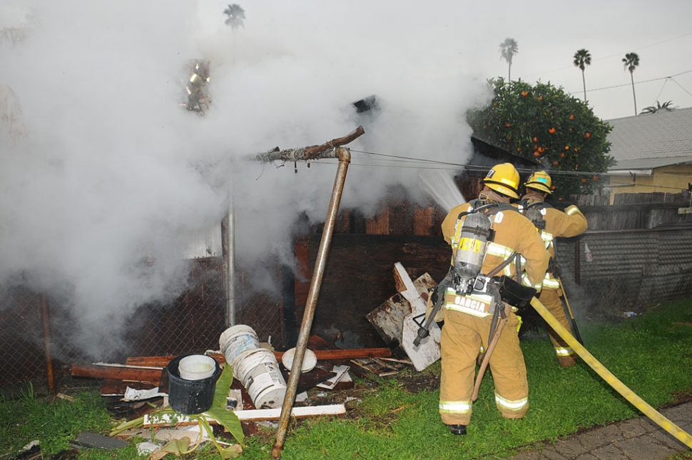 On February 5th, approximately 3:00 p.m., Fillmore Firefighters responded to a reported structure fire on the 200 block of Oliver Street. Upon arrival, firefighters found a travel trailer and a converted shed fully involved. Aggressive fire attack allowed Fillmore firefighters to knock down the blaze quickly. A total of five Fillmore fire units, one Santa Paula Engine and one County Engine were on scene. No injuries to report and the fire is under investigation.