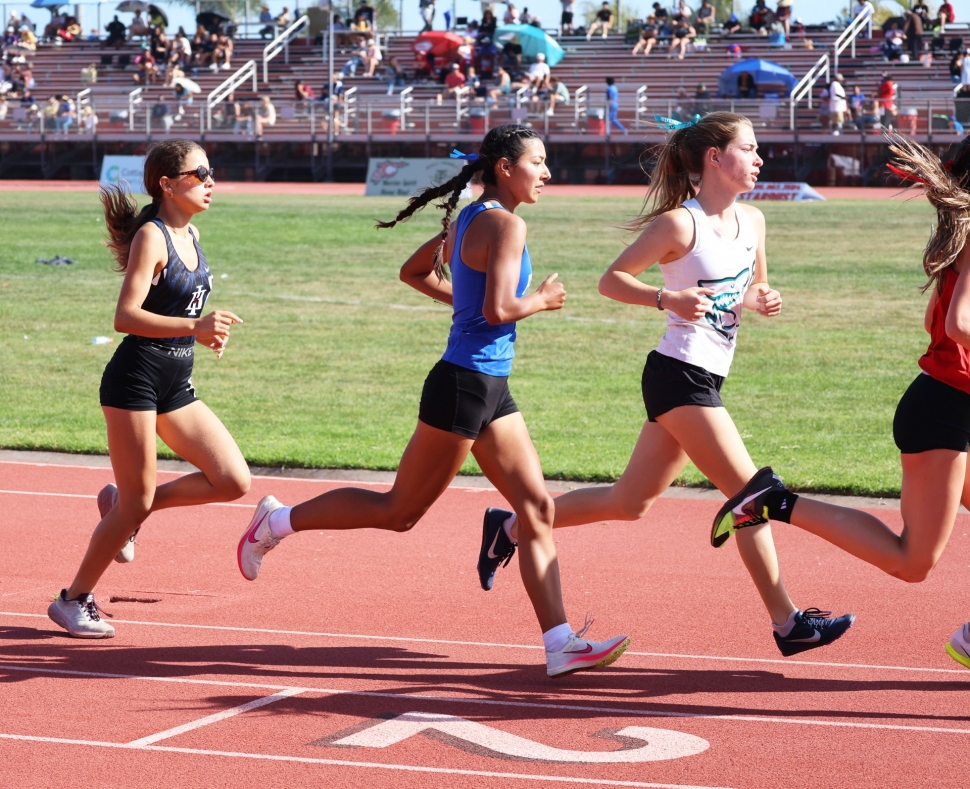 Pictured is Fillmore Flashes Jessica Orozco during her race this past Saturday. Photo credit Anthony Chavez.