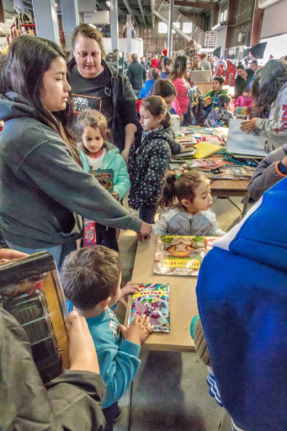 (above) Last year’s Toy Drive Giveaway.