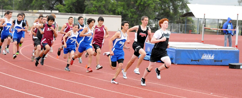 Fillmore High School held a track meet last Thursday. Participants were from Santa Paula, Malibu, Bishop Diego, and Santa Clara.