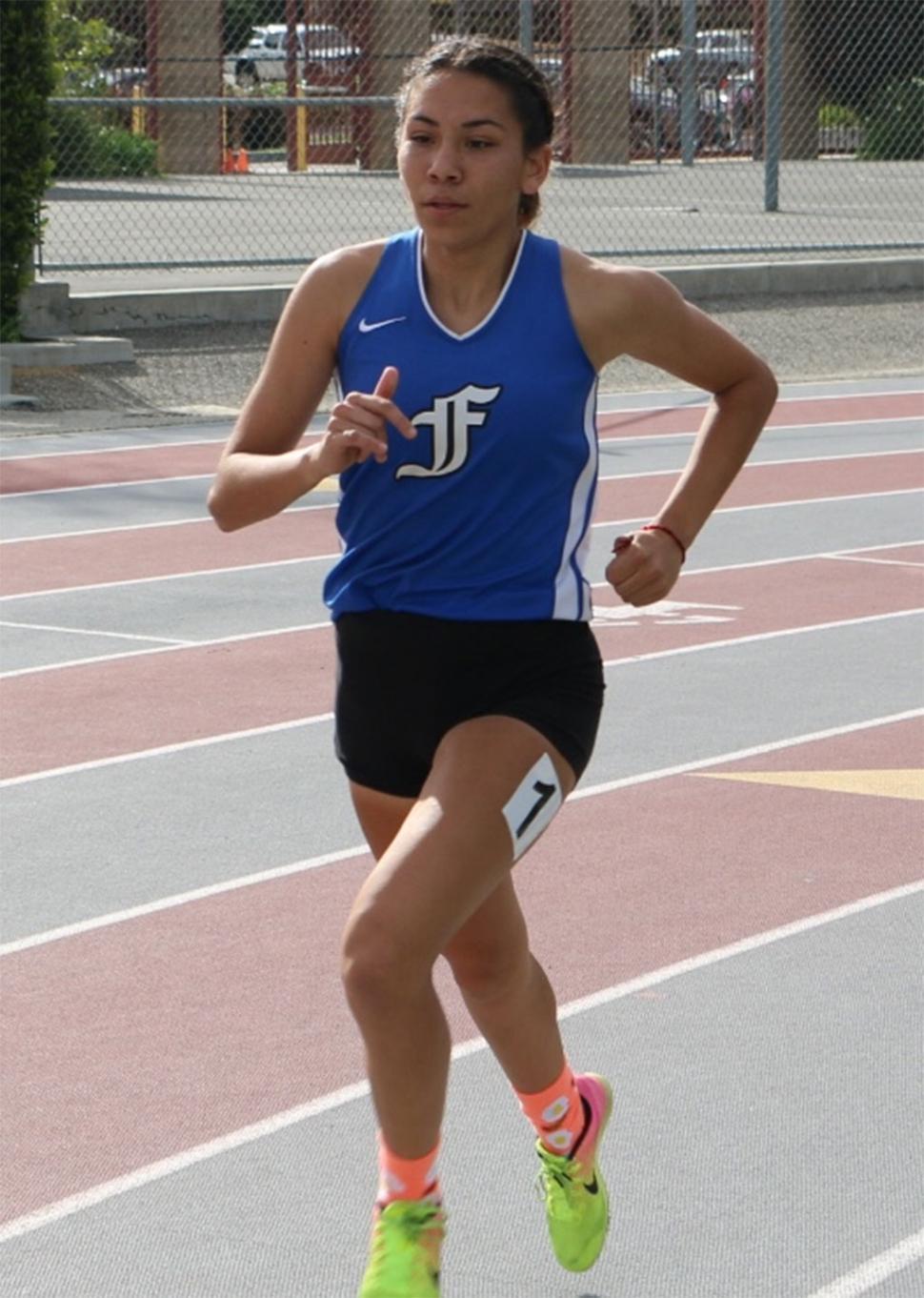 Fillmore High senior Diana Perez advances to the CIF SS Division 4 Finals at El Camino College in the 1600m this weekend. Diana ran a personal best this past Saturday at the CIF SS Division 4 Prelims with a time of 5:10. Way to run, Diana!