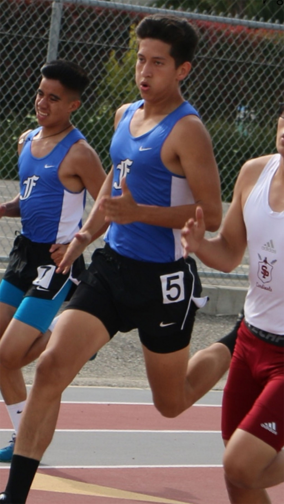 Fillmore High senior Antonio Villalobos advances to the CIF SS Division 4 Finals at El Camino College in the 800m this weekend. Antonio ran a personal best this past Saturday at the CIF SS Division 4 Prelims with a time of 2:00.12.