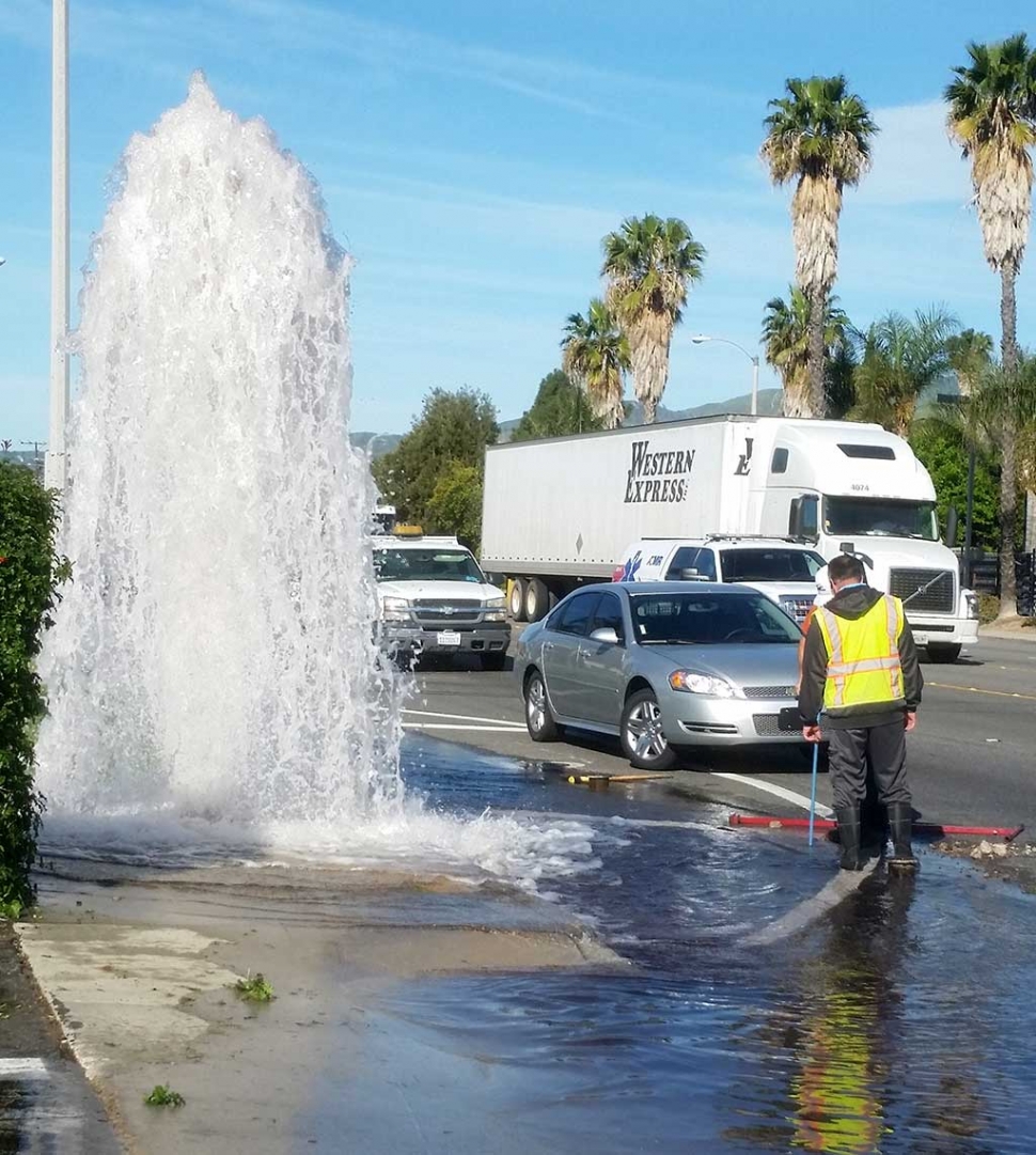 On Friday, March 25th at approx. 8:50am, river Marnuel Ortiz, 63, was traveling eastbound on SR-126 at about 40 M.P.H. when he fell asleep and began to run off the south side of the highway near the Fillmore Grove driveway. Ortiz. He ran up over the curb and continued eastbound, sideswiping an Edison street light pole then ran over a fire hydrant, breaking it off the base. The hydrant flew approx. 150 feet, landing in McDonlds parking lot. The Chrysler truck then ran into the McDonald’s parking light pole, knocking it over. The impact caused the vehicle to rotate to the right and it began to roll-over to make a complete rotation, coming to rest on the vehicle’s left side. Passenger, Elisa Castellanos, 53 of Oxnard, was able to exit the vehicle through the open right side window and sustained minor injuries. She was transported to Santa Paula Hospital where she was treated and released. Ortiz was trapped in the driver’s seat and had to be extracted by Fillmore Fire Department personnel. He did not sustain any known injuries from the collision. The investigation revealed that Ortiz was under the influence of prescription medications, causing him to loose consciences and run off the highway, causing the extensive property damage. Ortiz was arrested for 23153(e) CVC, driving a motor vehicle while under the influence of drugs/prescription medications causing injury to another person, and was booked at the Ventura County Jail.