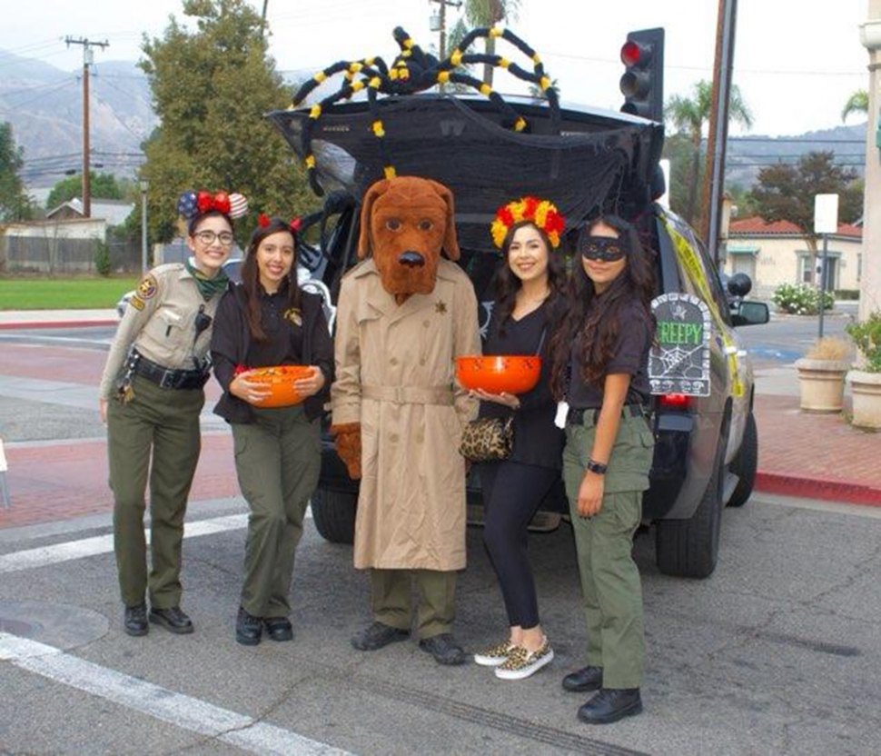 Fillmore Sheriff Office’s trunk full of goodies. 