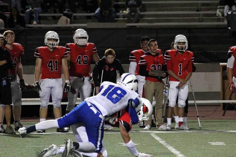 Fillmore Flashes Varsity played away at Bishop Diego this past Friday Oct. 7. With 9 of the usual starters out of the game, Fillmore had a tough game against Bishop Diego Cardinals. The final score was a loss for Fillmore, BDHS 61 to FHS 14. 