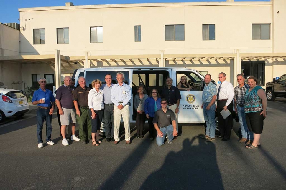 The Boys & Girls Club of Santa Clara Valley would like to thank Fillmore Rotary for supporting them with a brand new van for the Club. “This is so exciting for us as we have never had a new van and it will allow us to serve and transport more kids,” said CEO Jan Marholin. The van is a 2015 Chevy Van. Currently the club has a 15 passenger van and Club Site Director Buddy Escoto is the only one with a Class B license who can drive it. So when Buddy is ill or out there is no one else who can drive. This van will allow the Club to do more pick-ups after school, more field trip participation and Robotics team Work with the Club in Santa Paula and soon to be Piru. Thank you Fillmore Rotary! Jan Marholin, CEO, Boys & Girls Club of Santa Clara Valley.