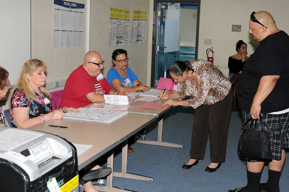 Fillmore residents gathered Tuesday November 8th to cast their votes for this years Election.