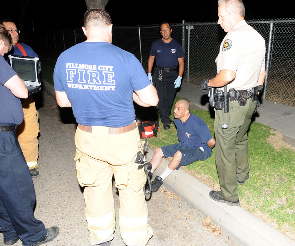 On Sunday evening this suspect, after a short pursuit, was arrested by Sheriff’s deputies on Sespe Avenue near A Street. A Taser was used to subdue the suspect, who was sought for outstanding warrants. No injuries were reported.