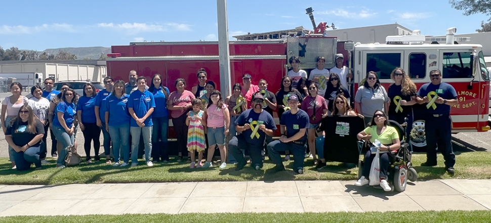 On Saturday, May 14th the Fillmore Health and Wellness Resource Fair was held in front of the Fillmore Unified School District from 11pm to 2pm. There were 20+ resource booths dedicated to serving the community, gathering to promote mental, emotional and physical health and wellness! They had mini-workshops, a COVID-19 vaccine clinic, FFA gave out free grocery boxes, zumba, yoga, books, games, and positivity building activities. The Fillmore Fire Department and Mr. Soffe was in attendance. Above is a group photo of all who participated in this year’s fair. Photo credit Maya Zumaya, Co-Founder of First Responder for Mental Health Initiative.