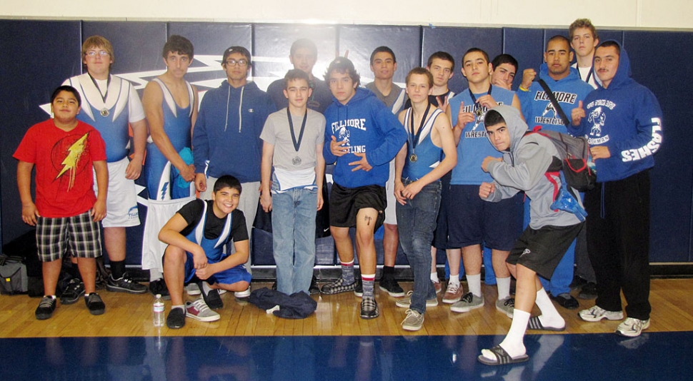 JV and Varsity Wrestlers