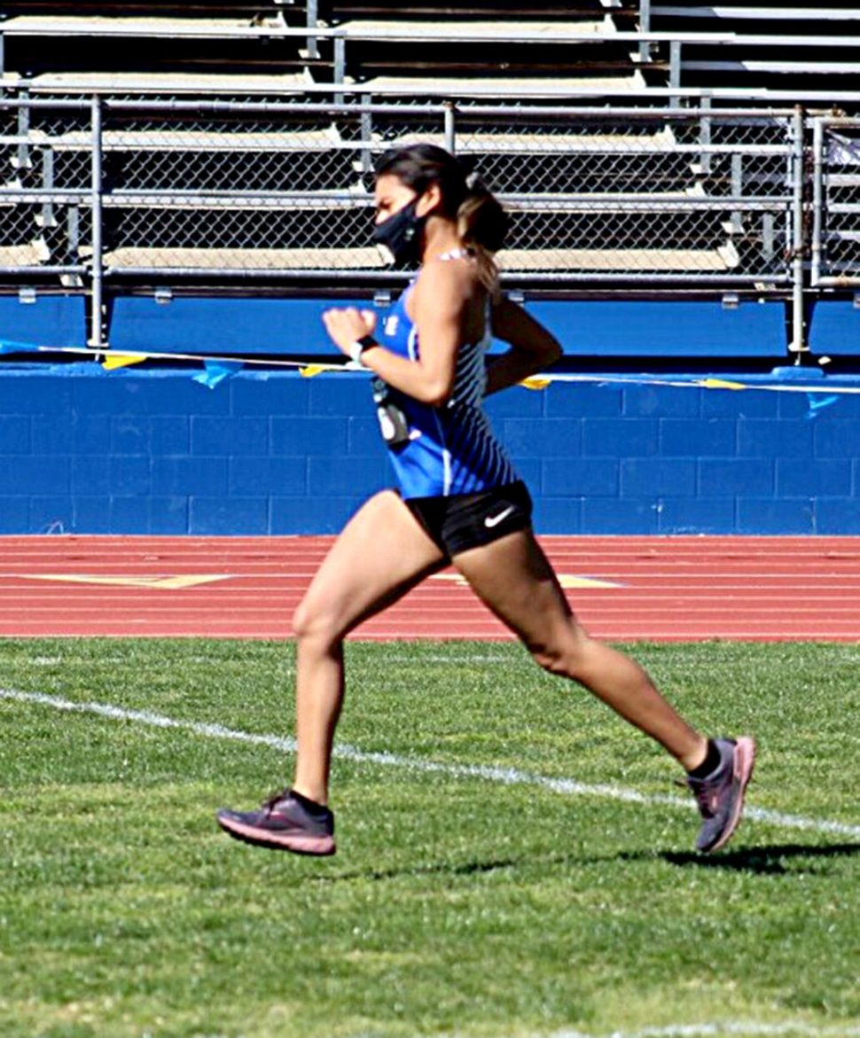FHS Junior Alianna Tapia had the fastest time of the day for the girls with a mark of 21:35.42.