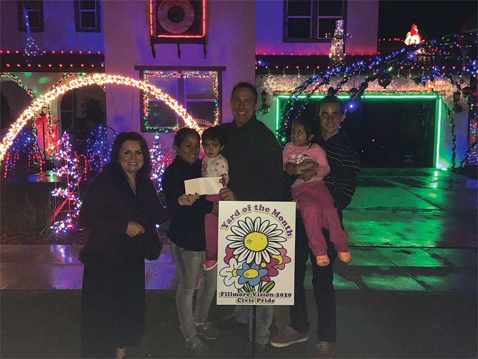 Pictured is a past Christmas “Yard of the Month” decorating award winner, given by the Vision 2020-Civic Pride Committee. Get your decorating done early and you may win this year’s $40 gift certificate from Otto and Sons Nursery. Photo courtesy Theresa Robledo.