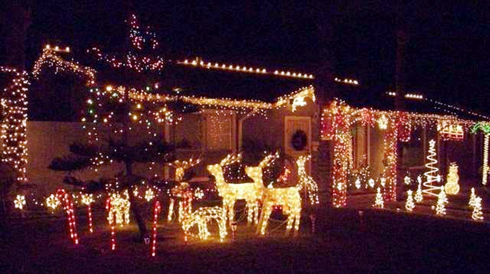 Vision 2020 Civic Pride Committee December “Holiday” Yard of the Month award.