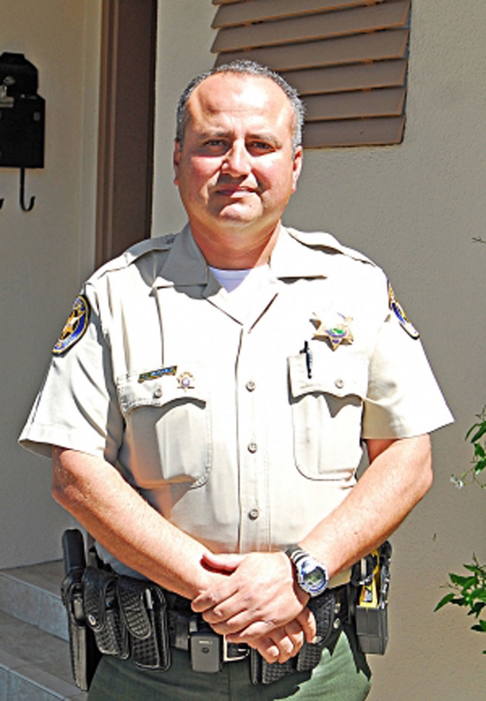 School Resource Officer: Above: At the start of the school year, Officer Leo Vazquez began his duty as F.U.S.D. School Resource Officer.