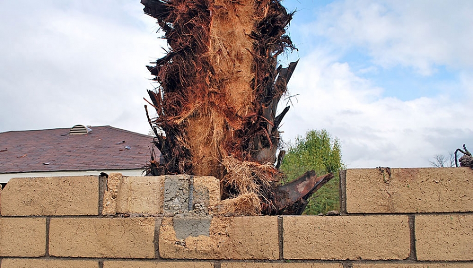 Lightning: A spectacular lightening storm caused damage in Fillmore.